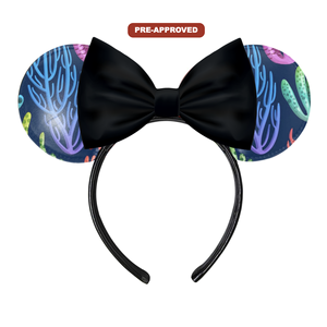 Diadema de Vinilo Negra Personalizable para Niños, Regalo de Moda Infantil, Actividad Creativa DIY, Crea Tu Propia Diadema de Algas Marinas - Product Image 1