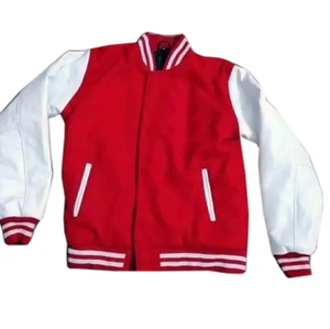 High Quality <b>Winter</b> Breathable Eco-Friendly Men's Cow Skin Varsity <b>Jacket</b> Comfortable Custom Color Size Logo Letter <b>Waterproof</b> - Product Image 1