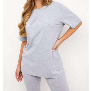 T-shirt court tendance pour femmes, en coton doux et confortable, manches courtes, décontracté, tendance, streetwear d'été, vente en gros, approvisionnement en vrac - Product Image 2