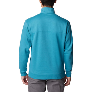 เสื้อสเวตเชิ้ตผู้ชายแบบซิป ¼ ตัว ยี่ห้อ Index Apparel สีเขียวมะกอก ทรงปกติ คอตั้ง สไตล์ลำลอง สำหรับฤดูใบไม้ร่วง ผ้าถัก - Product Image 4