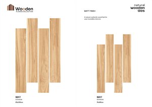 Azulejo de aspecto de madera de porcelana de alta calidad 200x1200mm para espacios residenciales y comerciales - Product Image 5