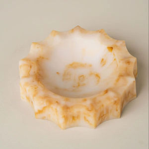 Bol à fruits en résine sans BPA fait à la main contemporain Décoration moderne de luxe pour la maison et le bureau Bol à salade élégant pour servir les fruits - Product Image 1