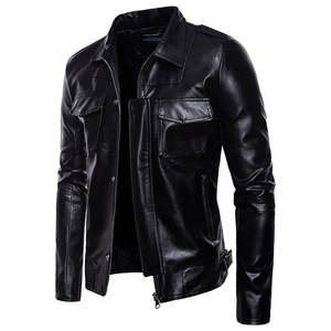 Veste en cuir d'agneau légère pour homme, best-seller, personnalisée, de haute qualité, en toile enduite, pour moto. - Product Image 2