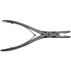 Instrumento Ortopédico ZAUFEL-JANSEN, Rongeur Óseo de Doble Acción de 7 Pulgadas, Mandíbulas Ligeramente Curvadas, Mango de Resorte de 4 mm, Instrumento Quirúrgico - Product Image 3