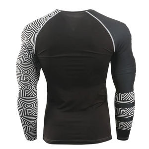 Sun Protection Comfortable Breathable Super Stretch <b>MMA</b> <b>Rash</b> <b>Guard</b> Custom Logo Adults Fitness Wear <b>Rash</b> <b>Guard</b> - Product Image 3