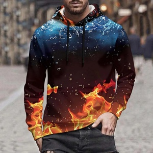 เสื้อฮู้ดดี้สีดำล้วนสำหรับผู้ชายขายส่ง และเสื้อสเวตเชิ้ตแบบ sublimation เสื้อฮู้ดดี้เปล่า unisex สำหรับพิมพ์ลายทั่วตัว เสื้อฮู้ดดี้แบบสั่งทำพิเศษ - Product Image 4