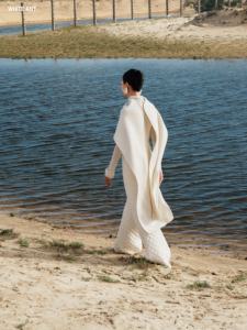 ผ้าพันคอแคชเมียร์หรูหราขายส่งราคา 260X35 มม.ขนาดมิลลี่ผ้าพันคอแคชเมียร์ 20% แคชเมียร์-80% กล่องขนสัตว์ Whiteant ผู้ค้าส่ง - Product Image 2