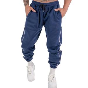 Personalizado francés Terry Fitness hombres Joggers con bolsillos cintura algodón tela Jogger deportes sudor gimnasio pantalones hombres chándales para hombres - Product Image 5