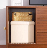 Ensemble de meubles de salon : Meuble TV mural suspendu en MDF mélaminé au design moderne et luxueux