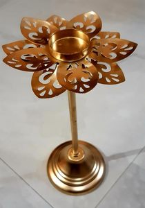 Best Selling Home Decor Luxury <b>Candle</b> Making <b>Candle</b> Holder Metal in Brass <b>Large</b> Dinnerware <b>Candle</b> Vessel - Product Image 3
