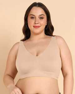 Ensemble de soutien-gorge bikini classique à taille basse en coton/soie pour femmes, sexy, à bonnets complets, légèrement rembourré, sans armatures, séchage rapide, uni, teinture unie - Product Image 4