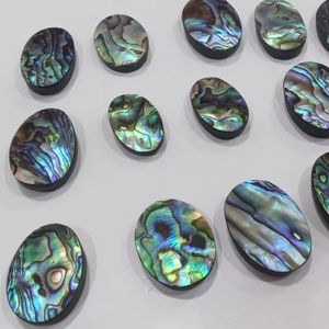 20% de réduction sur les pierres précieuses multicolores en vrac, taille libre, qualité supérieure, coquille d'ormeau naturelle de haute qualité, pierre précieuse en cabochon en vrac - Product Image 1
