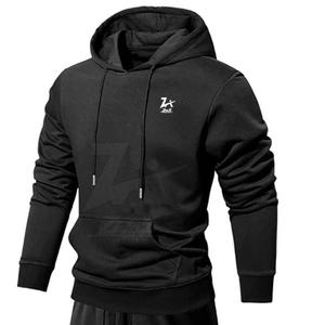 Wholesale Solid Color <b>Men's</b> <b>Hoodie</b> & <b>Shorts</b> <b>Set</b> 100% Cotton Sports Wear Breathable for Winter - Product Image 4