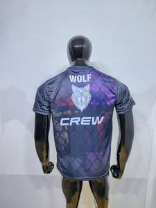 Hot Custom Poliéster Mezcla de algodón Camisetas para hombres Sublimación Impreso Camisetas Hombres Gimnasio Slim Fit Camisas O-cuello de secado rápido - Product Image 6