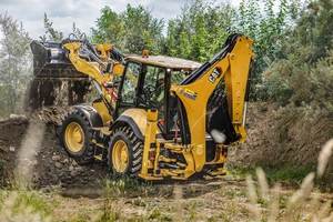 Chargeuse-pelleteuse CAT 420XE 2023, chargeuse forestière et tracteur, charge nominale de 15 tonnes, pompe hydraulique KYB, moteur et boîte de vitesses - Product Image 5