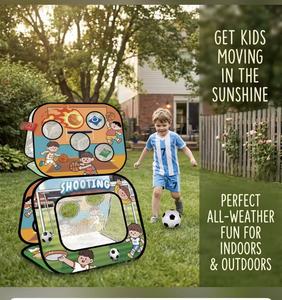 Gioco di <span class=keywords><strong>Calcio</strong></span> Interattivo Portatile 4 in 1 DC, Attrezzatura Sportiva per Esterni, Unisex, per Bambini 2-4 Anni, Realizzato in Plastica Resistente, Marca OEM - Product Image 3