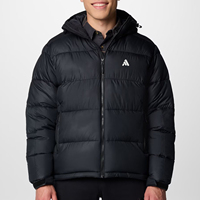 Veste d'hiver matelassée légère à capuche pour homme avec fermeture éclair, vêtements d'hiver pour homme avec logo personnalisé, fabricant