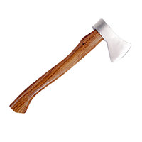 Hache en acier inoxydable de haute qualité manche en bois outil de coupe multifonctionnel de qualité industrielle pour les applications de bricolage de Camping en plein air
