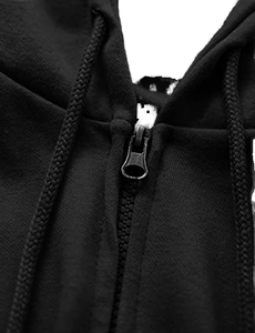 Sudadera con capucha con logotipo de gran tamaño informal para hombre, elegante tela tejida de algodón 100% para otoño, uso diario, fábrica de servicio OEM personalizable - Product Image 3