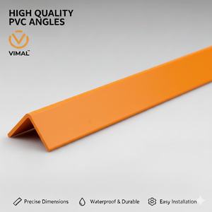 Perfil de Esquina de Plástico Extruido en Forma de L de PVC Rígido de Tamaño Personalizado para Paneles de Muebles, Bordes de Paredes y Protección de Superficies - Product Image 4