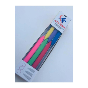 Cuchillos de frutas coloridos, gran oferta, juegos de cuchillos de cocina Atasan, acero inoxidable de alta calidad, 6 piezas, alimentos para cortar cocina 2024 - Product Image 5