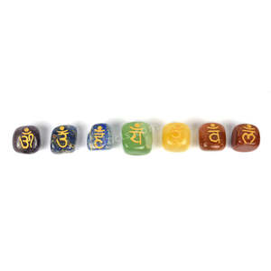 7 <b>Chakra</b> Tumble Stone <b>Crystal</b> <b>Set</b> Reiki Energized by Grandmaster - Product Image 5