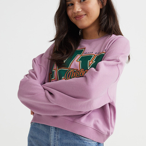 เสื้อสเวตเตอร์คอกลมผ้าคอตตอนบริสุทธิ์,เสื้อสเวตเตอร์วัสดุดั้งเดิมสำหรับผู้ชายเสื้อสเวตเตอร์คอกลมปักลายผ้าคอตตอน - Product Image 2