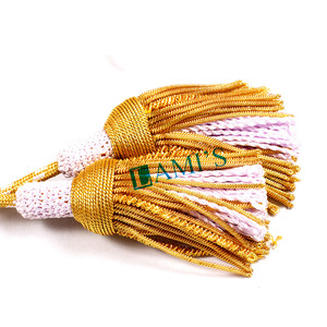 Bullion Tassels OEM Manufacturers, Handmade Tassel, Tassel <b>Fringe</b> Vestment Tassels with Best Quality - Product Image 2