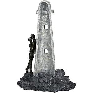 Sculpture abstraite en métal nickelé Art déco personnalisable pour la maison, le bureau, le jardin et la décoration de mariage - Product Image 5