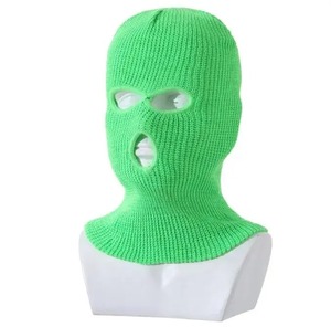 Cagoule Ski Masques Logo Imprimé Personnalisé Confortable Et Chaud Hommes Été Cagoule Masques Tricoté 3 Trous Hommes Vêtements De Plein Air - Product Image 2