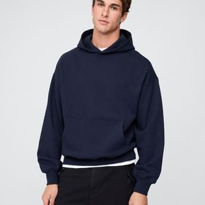 Sweat à capuche pour homme, polaire chaud d'hiver, vêtement décontracté, veste à capuche douce, streetwear élégant, haut tendance - Product Image 2