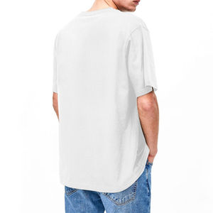 Camisetas de alta calidad para hombre, Camiseta de algodón de primera calidad 100%, camiseta DTG de gran tamaño con hombros caídos, camiseta personalizada de talla grande para hombre - Product Image 5