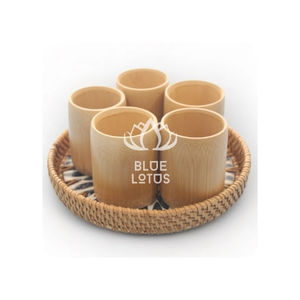 Meilleures ventes : Tasse en bambou, propre et traitée, pour un service de boissons professionnel et un récipient robuste pour les opérations quotidiennes des cafés - Product Image 1