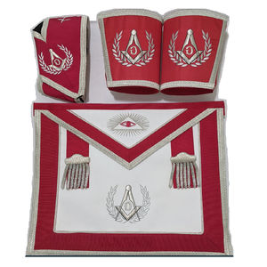 Delantal simbólico de Maestro Masón de la Logia Azul |   Bordado Premium |   Vestimenta Ceremonial Elegante |   Diseño y Tamaño Personalizables - Product Image 1