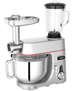 5合1多功能压铸铝7升1800W家用立式搅拌机，用于烘焙蛋糕混合 - Product Image 1