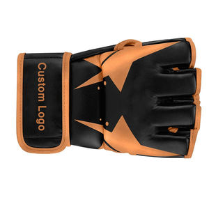 Hot sale New Half Finger Boxing PU Leather Coated MMA <b>gloves</b> for Training & Fighting Wear <b>Lace</b> Up MMA <b>Gloves</b> for Sale - Product Image 5