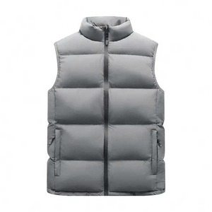 Chaleco acolchado de viaje deportivo informal al por mayor y chaleco con bolsillos con cremallera - Product Image 4