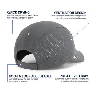 Sombrero de golf de algodón transpirable con correa de hebilla ajustable Sombrero de golf ligero para adultos USA - Product Image 3