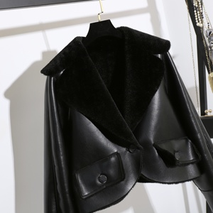 Ropa de calle Moda Mujer Ropa de cuero Ropa de mujer Chaqueta Chaquetas de talla grande Ropa de mujer - Product Image 4