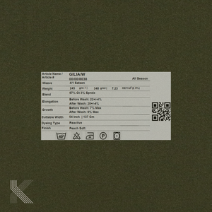 97% algodón 3% Spandex Stretch Twill transpirable pantalones lápiz de cintura alta para mujeres antiarrugas Oficina señora estilo liso teñido - Product Image 5