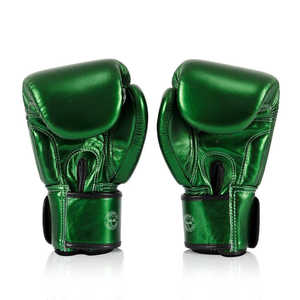 ถุงมือชกมวยหนังวัวแท้ ดีไซน์ใหม่ล่าสุด คุณภาพสูง สีเขียว Fairtex รุ่น MS-BG-507 สำหรับฝึกซ้อมและแข่งขัน - Product Image 5