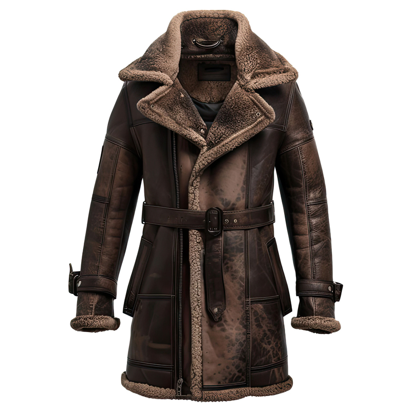 B3 Men s Genuine Leather PU