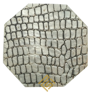 Juego de posavasos de cerámica de alta calidad para bebidas, hueso de cuerno, diseño cuadrado único, resina de madera, alfombrilla de taza más vendida para comedor, decoración del hogar - Product Image 5