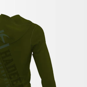 Sudaderas con capucha y cremallera completa para mujer, cálidas para invierno, con logo personalizado frontal, ecológicas y de secado rápido, para uso casual. - Product Image 4