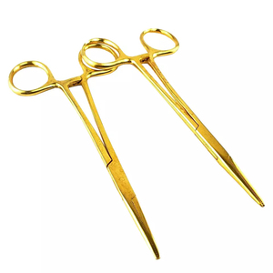 Vente en gros poids léger en stock haute qualité prix bas sans laser logo acier inoxydable hémostat pince anti-moustiques porte-aiguille - Product Image 4