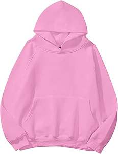 Sudadera con Capucha de Punto para Mujer, Talla Grande, Forro Polar con Algodón Grueso, Cordón Ajustable y Logotipo Frontal - Product Image 1