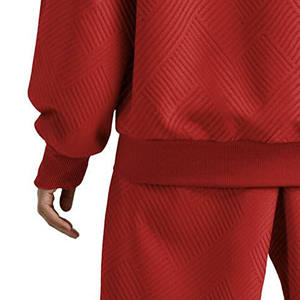 Chándales personalizados Conjuntos de Jogger Logotipo de alta calidad Pantalones de chándal y sudaderas con capucha acampanados unisex Pantalones de chándal de algodón y sudadera con cremallera Conjunto de 2 piezas - Product Image 5