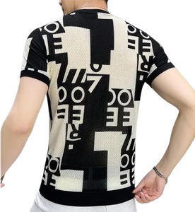 Vente en gros été stock hommes grande taille impression personnalisée respirant durable surdimensionné t-shirt décontracté hauts - Product Image 2