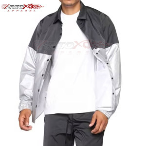 Traje cortavientos activo al aire libre para hombres con cintura elástica y dobladillo ajustable Traje cortavientos ajustado - Product Image 4