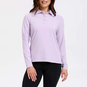 Polos de golf tricotés vintage confortables pour femmes personnalisables - Product Image 3